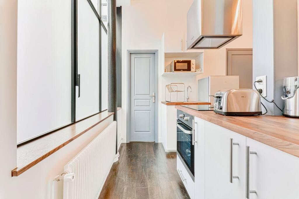 Renovated Design Apartment In Montparnasse Paris Extérieur photo